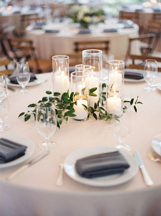 centros de mesa sencillos para boda